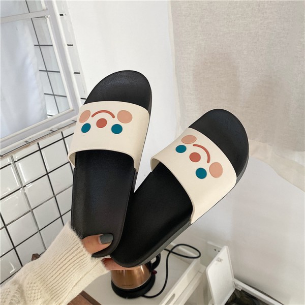 2022 New Type Slippers Women's Summer Inns Style Cute Cartoon Network Red Cool Slippers Korean Version Home Summer Slippers