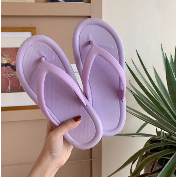 New Type Herringbone Slippers Women's Xia Ins Fashion Outwear Clamping Feet Net Red Beach Flat Bottom Sandals Women's Shoes