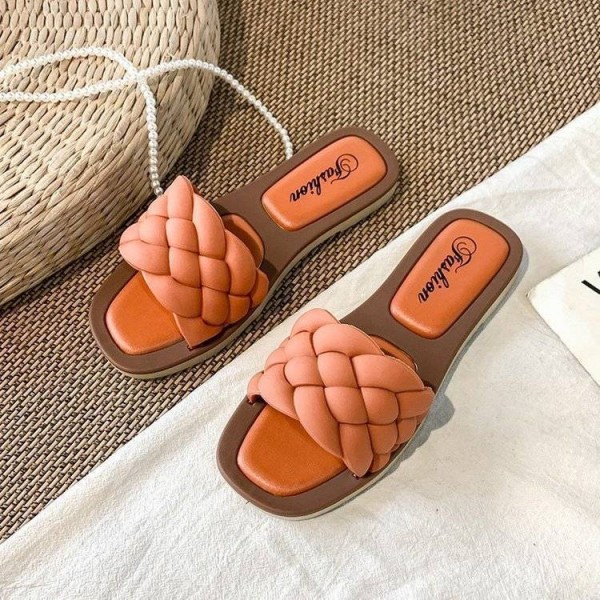 Cross Border Summer New Korean Edition Sandals For Women Outerwear Fashion Versatile Sandals For Women Slippers For Women Non Slip Wholesale