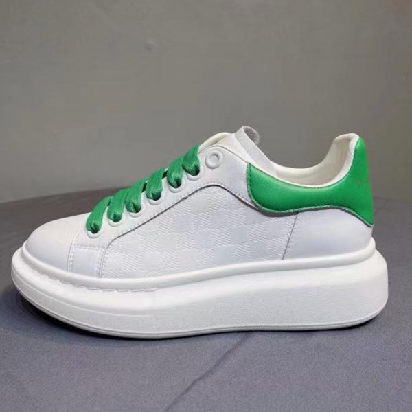 Women's Shoes, Small White Shoes, Genuine Leather, 2023 Summer New Breathable And Versatile Thick Sole Mesh Shoes, Student Sports, Lightweight Board Shoes Trend